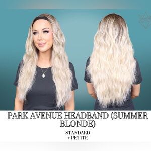 Park Avenue Summer Blonde Headband Wig